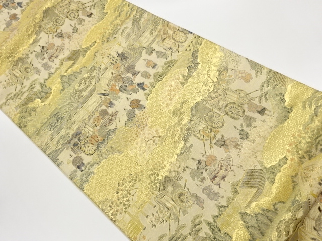 JAPANESE FUKURO OBI / WOVEN MANSION